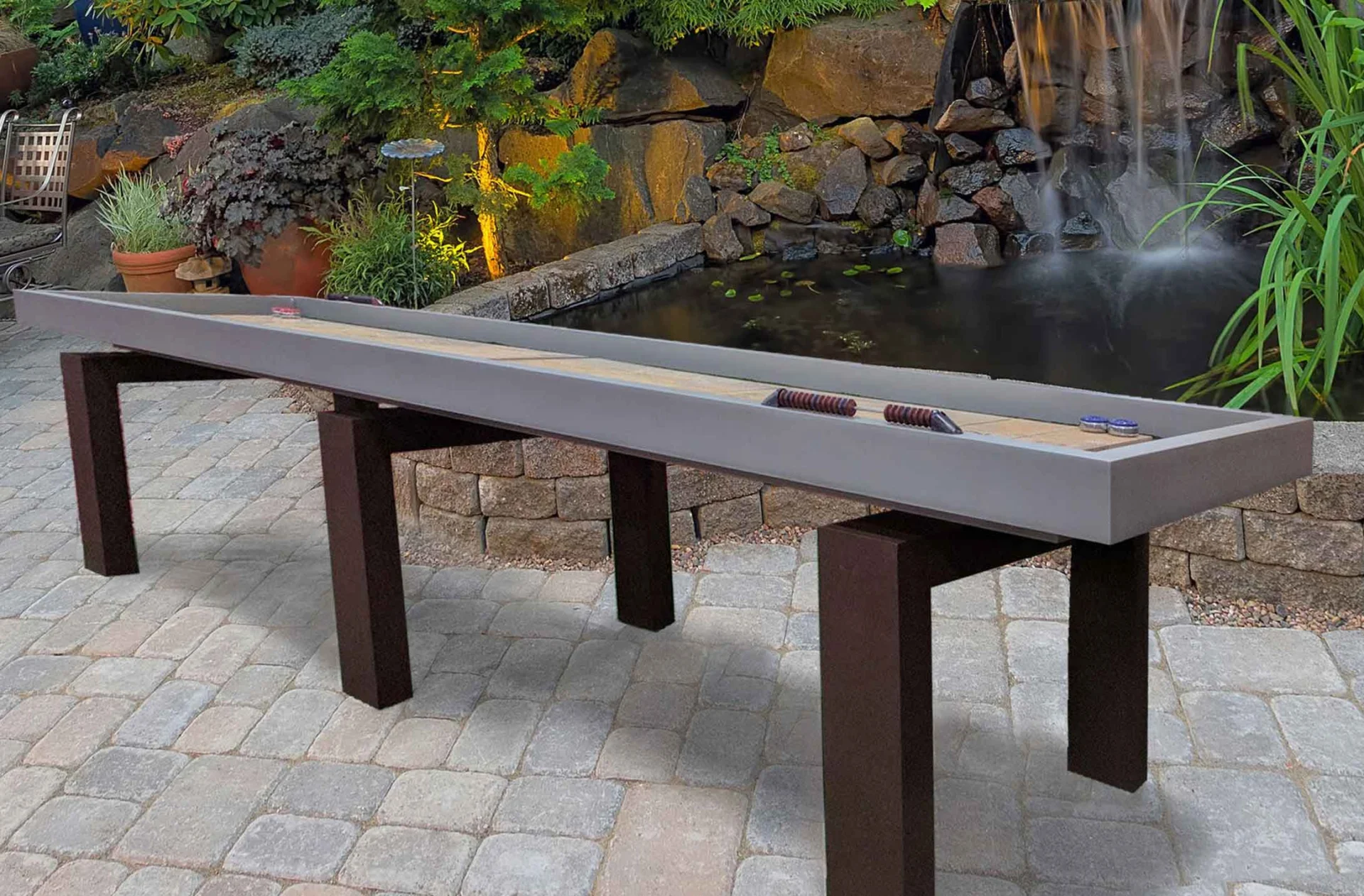 shuffleboard img 1 randroutdoors all weather game tables olhausen